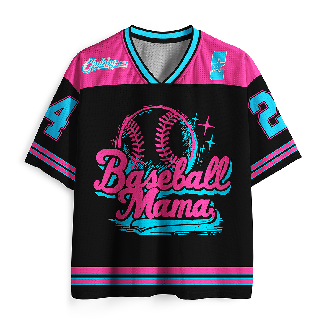 Vintage Baseball Mama Mesh Jersey