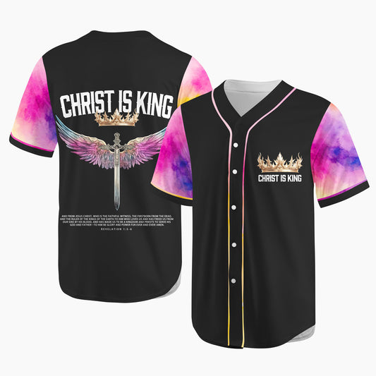 Christ Is King Christian Baseball Jersey
