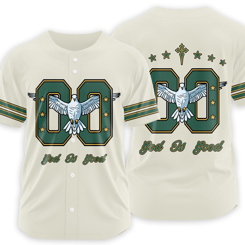 God Is Good Christian Baseball Jersey