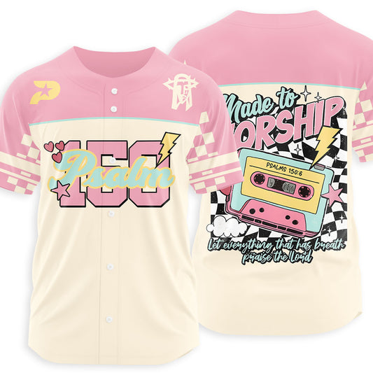 Made To Worship Christian Baseball Jersey
