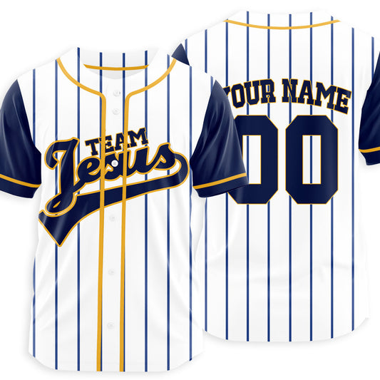 Team Jesus Christian Baseball Jersey