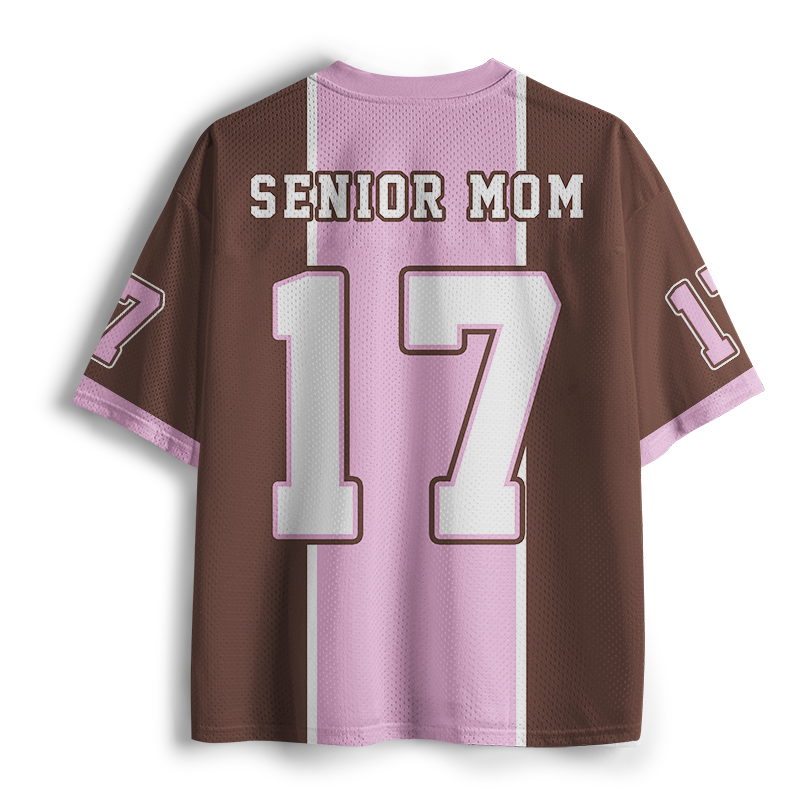 Vintage Senior Football Mom Mesh Jersey